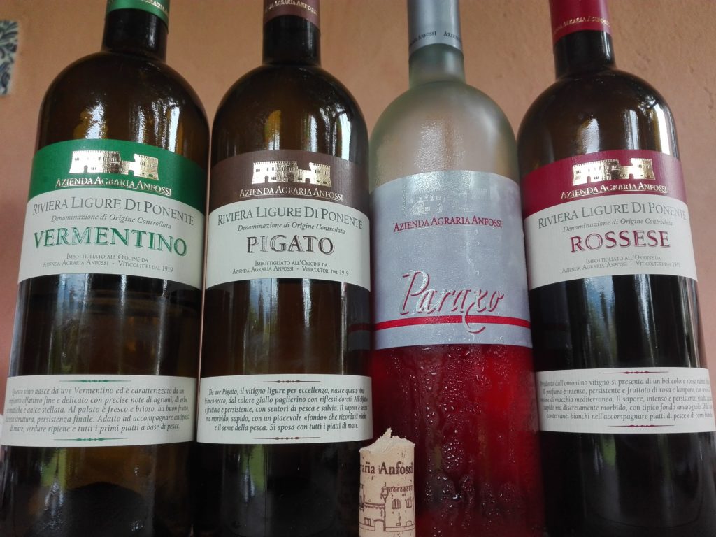 Vino liguria Anfossi azienda agraria