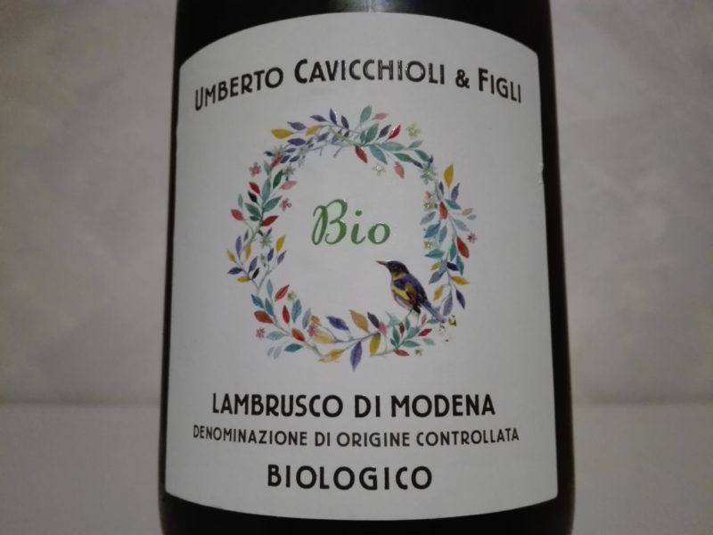 Lambrusco di Modena Bio Cavicchioli e Figli Esselunga e1470329818814