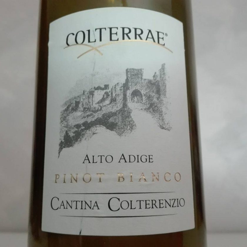 Pinot Bianco Colterrae Alto Adige Doc Cantina ColterenzioKellerei Schreckbichl
