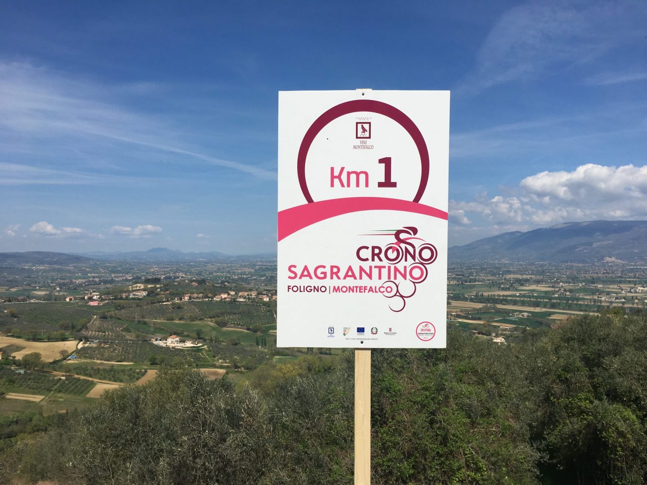 Cartello segnaletico Crono Sagrantino scaled