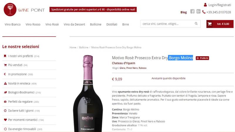 prosecco rose