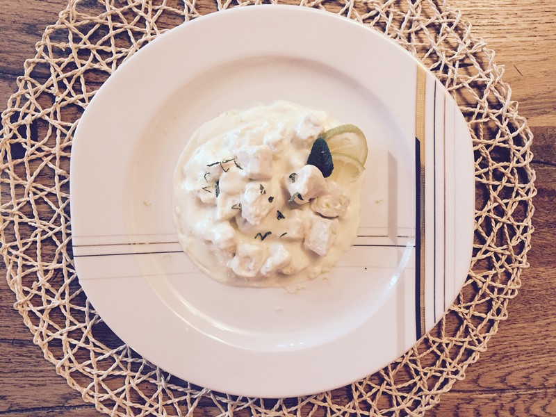 Bocconcini di pollo cremosi 2
