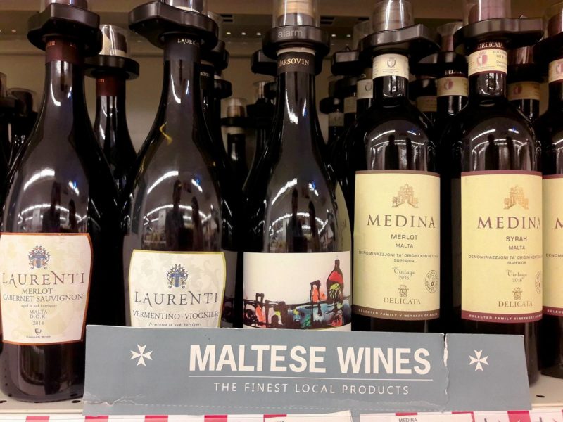 vini di malta supermercato wine tour