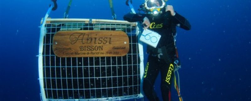 abissi bisson spumante subacqueo sestri levante