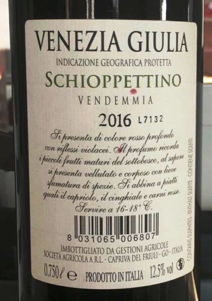 ribolla nera borgo di fradis vidussi 2