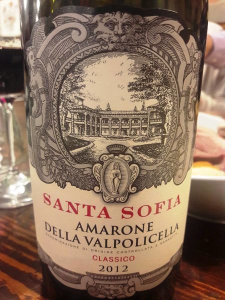 amarone della valpolicella 2012 santa sofia