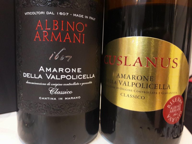 amarone della valpolicella albino armani cuslanus