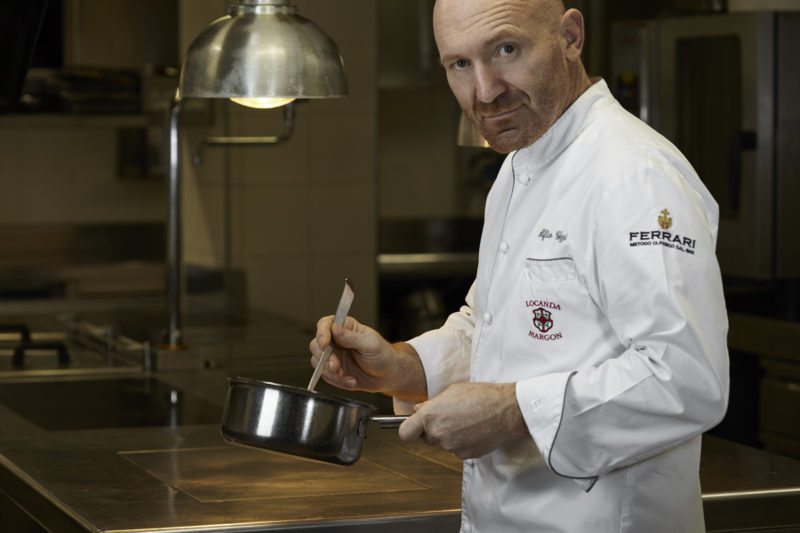 chef Alfio Ghezzi Locanda Margon Gruppo Lunelli Ferrari