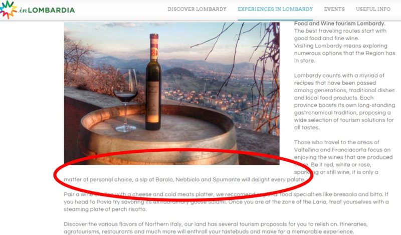 in lombardia portale turismo gaffe barolo food and wine