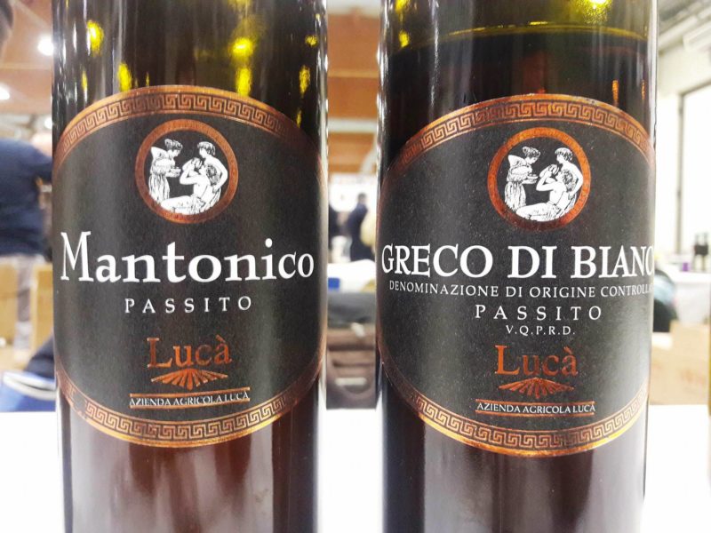 santino luca mantonico greco di bianco passito