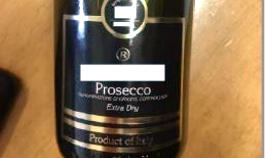 prosecco bulgaro sequestrato al porto di brindisi etichetta