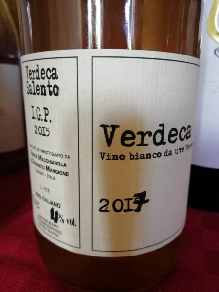 vinnatur 2018 villa favorita verdeca salento igp la macchiarola