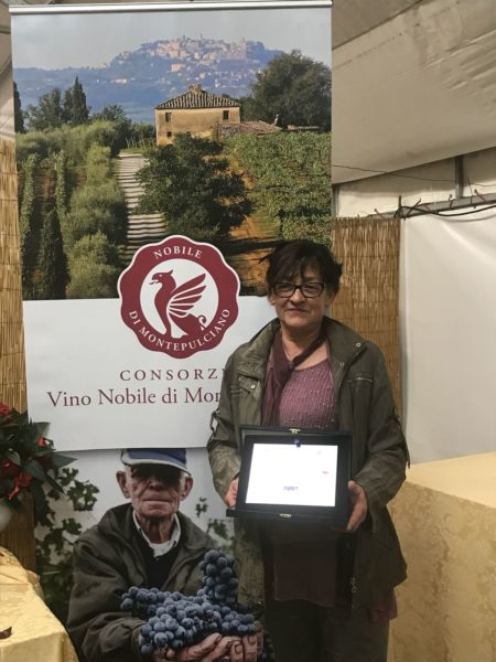Paola Picchiotti di Bindella e Cantiniere dellAnno a Montepulciano 2