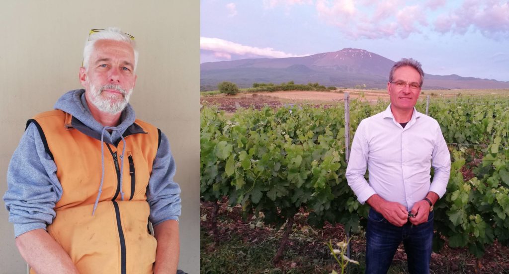 Nunzio Puglisi Enotrio Frank Cornelissen facce pulite dellEtna la nuova America del vino italiano 1024x552