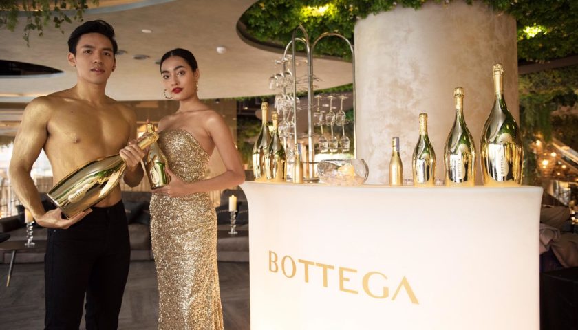Bangkok Prosecco Bar pop up Bottega Spa