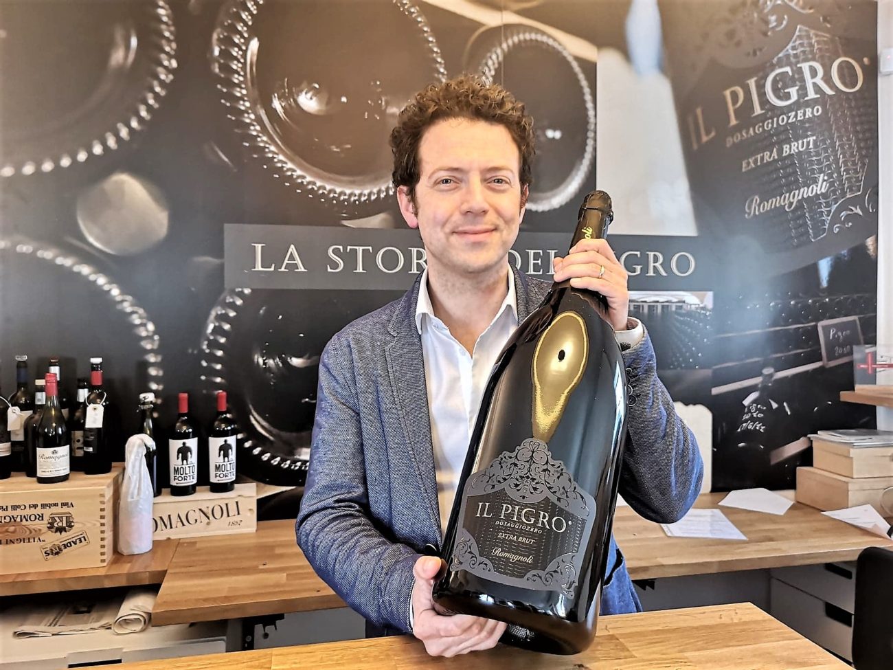 Spumante Metodo Classico Brut Cuvée Il Pigro Cantine Romagnoli