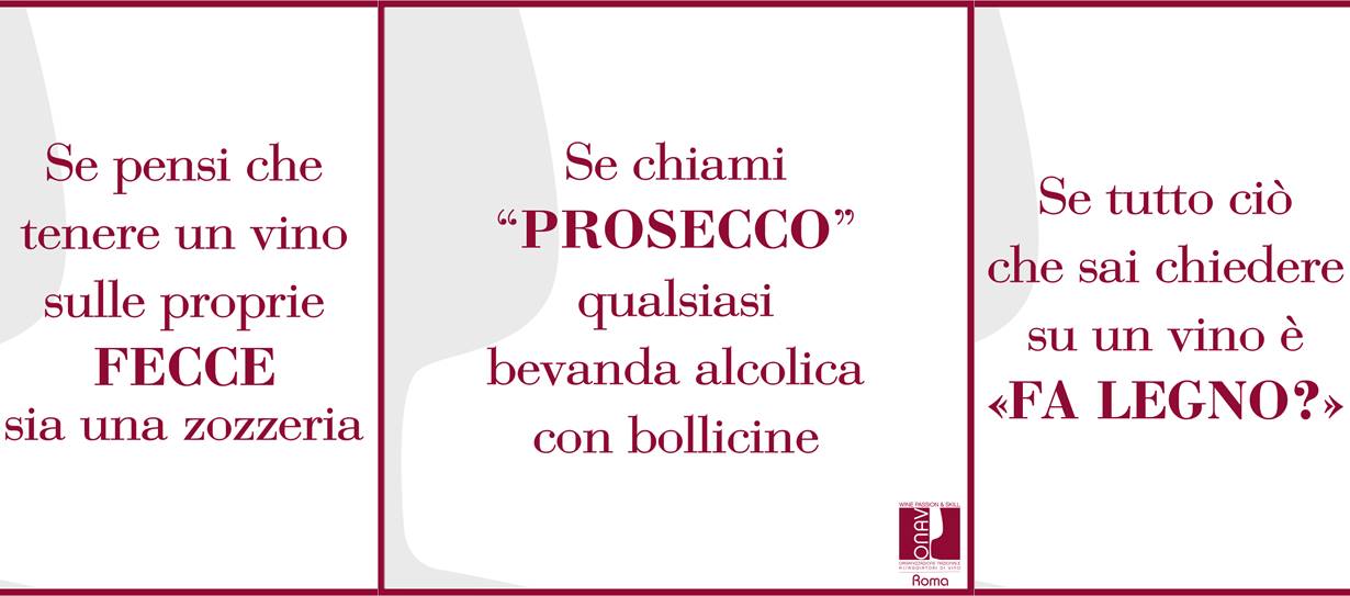 Lotta luoghi comuni del vino campagna Onav Roma ideata da Flavia Rendina