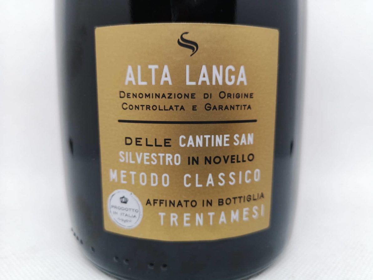 Alta Langa Docg Dosaggio zero Trentamesi Cantine San Silvestro