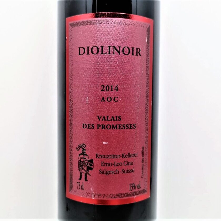 Valais Aoc Diolinoir 2014 des Promesses di Kreuzritter Kellerei se ami il pinot nero incrocio svizzera