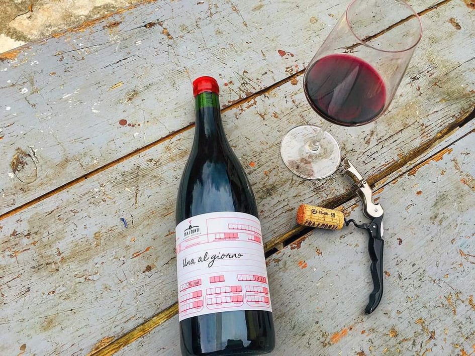 Una al giorno Fra i Monti ricetta medica diventa etichetta vino virale storia Merlot laziale Rocco Toti Benedetto Francesco Leone 10