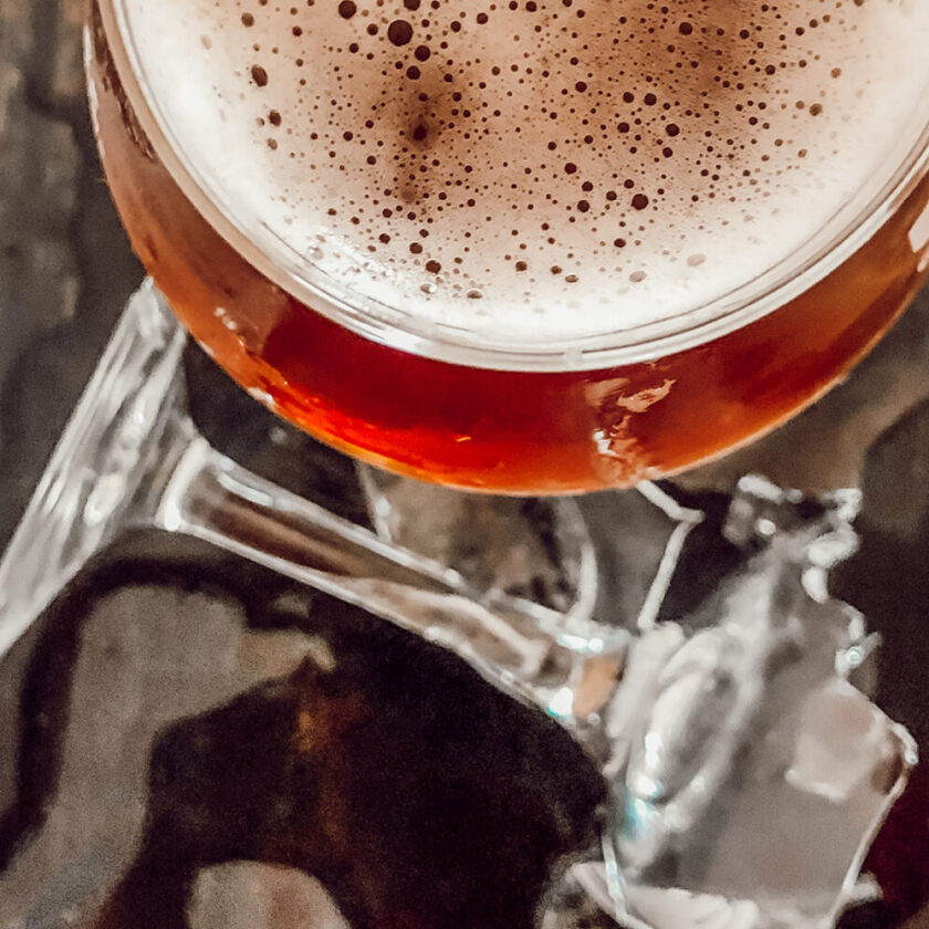 bicchiere rotto birra