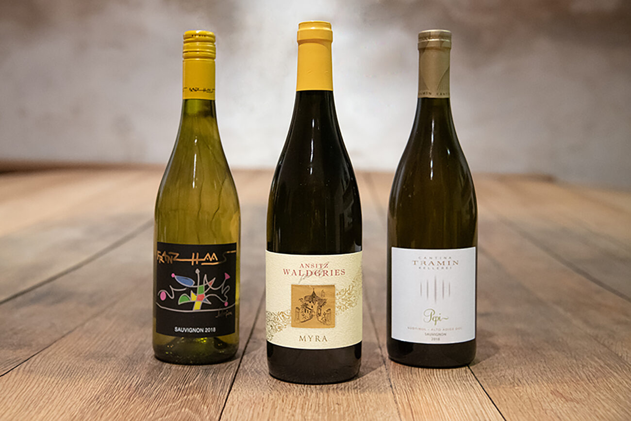 I 10 migliori Sauvignon Blanc italiani podio Ansitz Waldgries Franz Haas Tramin
