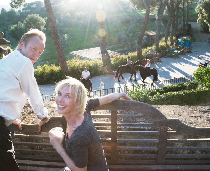 Sting e Trudy con Cotarella in Toscana quattro vini per cambiare gli equilibri