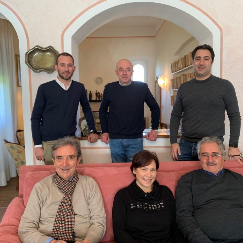 Riccardo Cotarella e il nuovo consulente di Villa Acquaviva