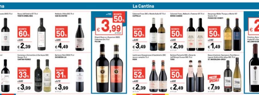 Vini in promo inizio ottobre tra luci e ombre 2