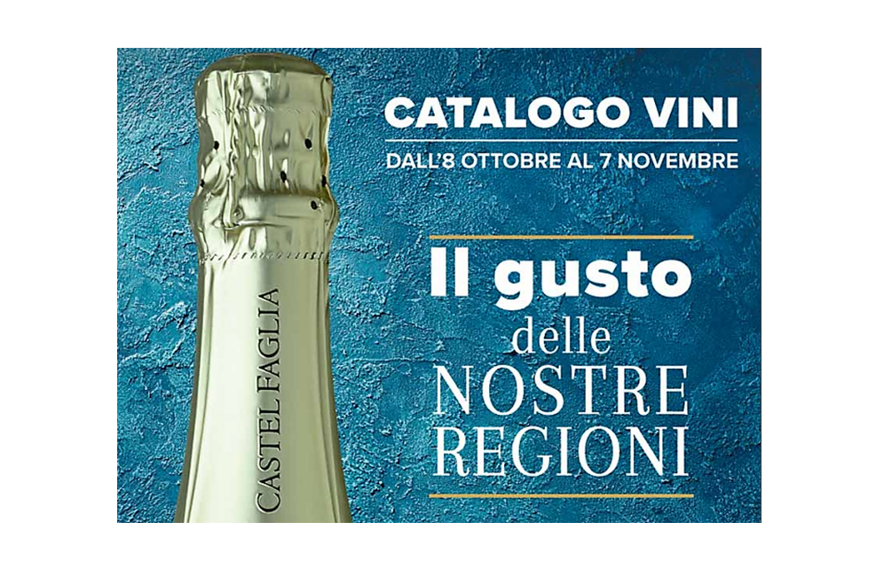 Vini promozione supermercato Carrefour show guida al catalogo vini fino 7 novembre