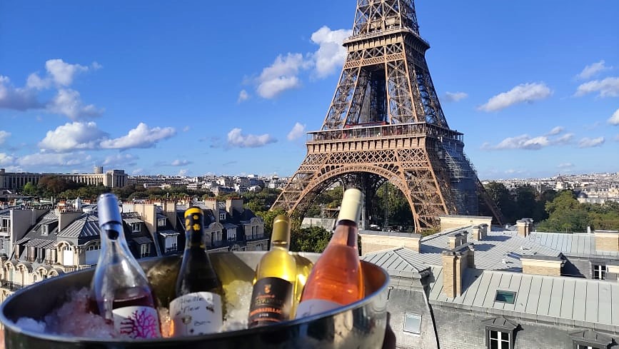 Cooperative del vino francese a raccolta migliori assaggi al Wine Rendez Vous 2021 Tour Eiffel Parigi