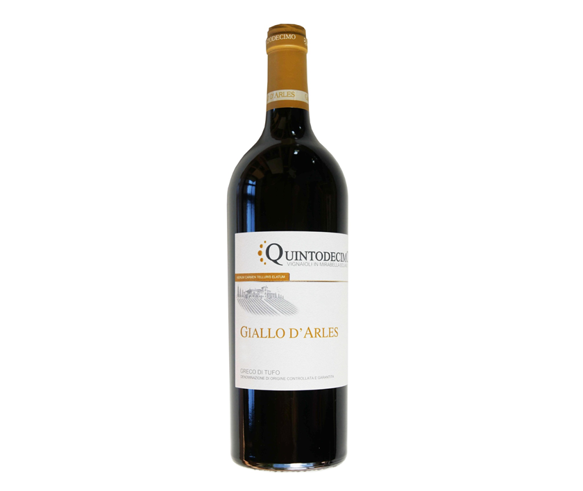 Irpinia Doc Greco di Tufo 2019 Giallo d Arles Quintodecimo