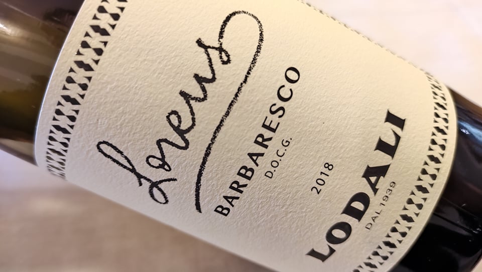 Barbaresco Docg 2018 Lorens Lodali Barbaresco Docg 2018 Lorens Lodali