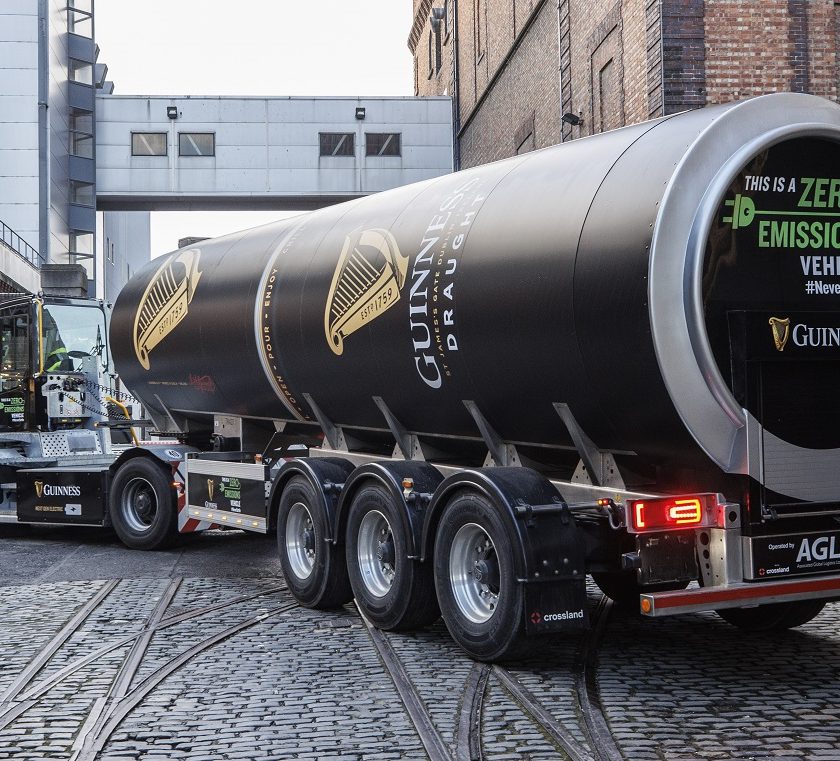 Guinness veicoli a emissioni zero per il trasporto della birra
