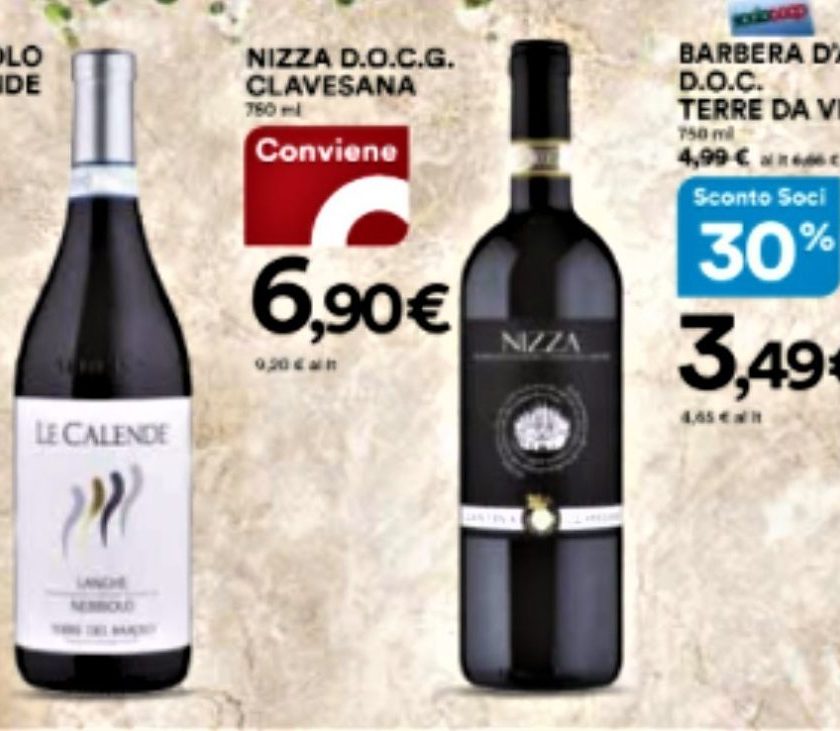 Aldi Ipercoop Lidl e Penny Market nuovi vini in offerta a volantino