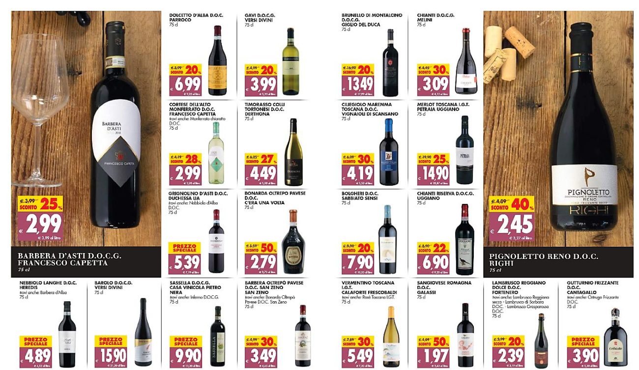 Tigros in gamba tesa su Carrefour aggiornamento vini in promozione fino a inizio marzo