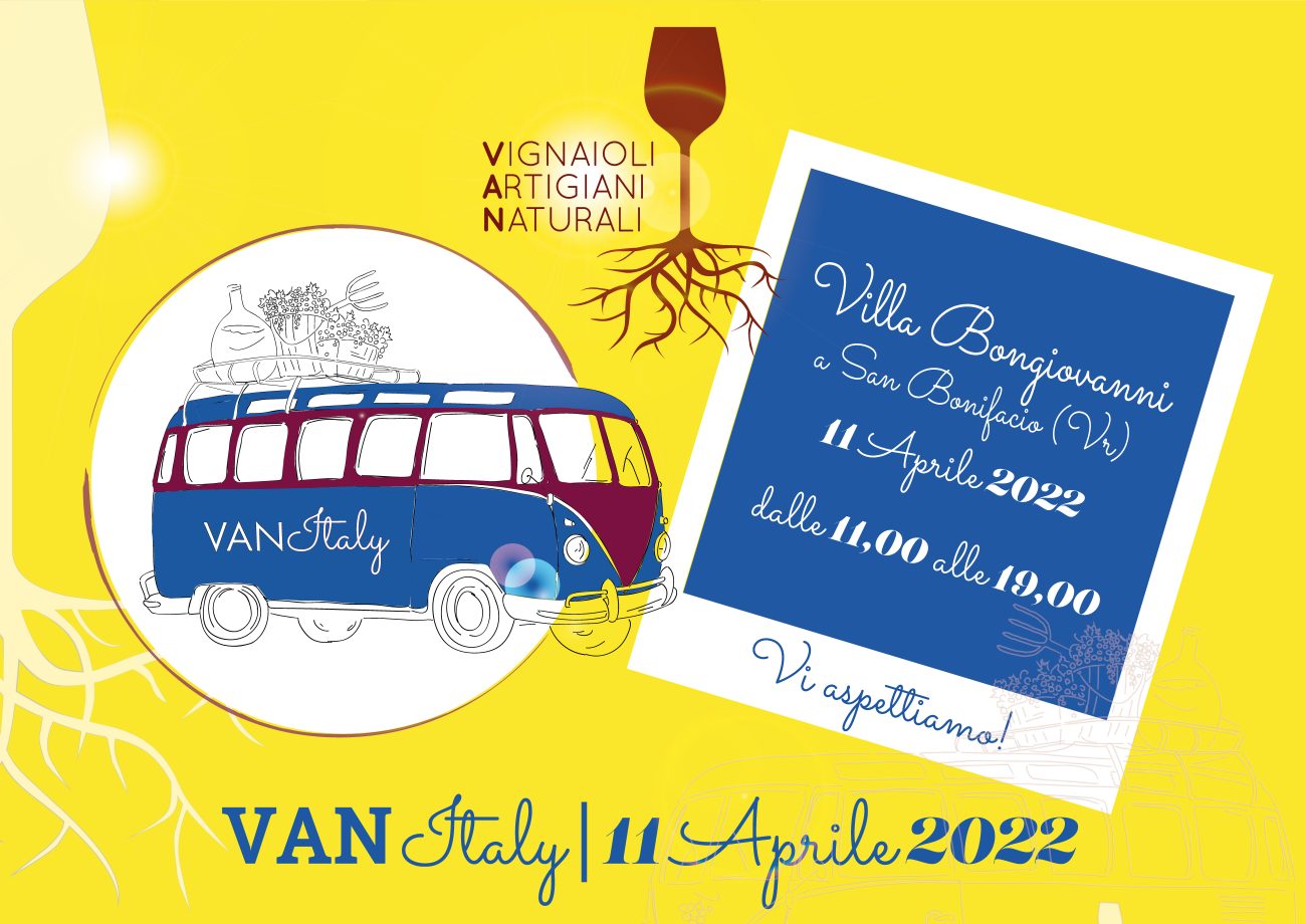 Van Italy maxi degustazione e mercato dei vini firmati dai Vignaioli Artigiani Naturali villa bongiovanni san bonifacio soave verona 11 aprile 2022