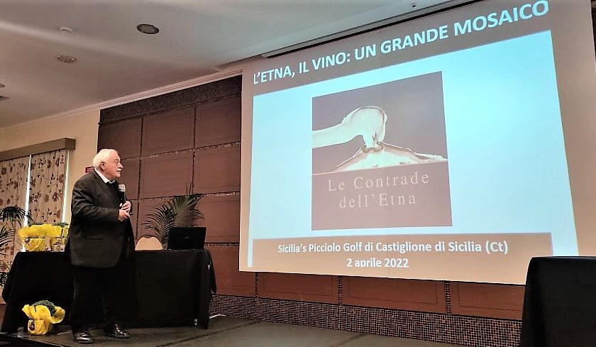 Attilio Scienza ai produttori dellEtna Contrade Mga Uga Non siamo in Borgogna presidente Comitato nazionale vini ridurre 6 macroaree Consorzio Importante spunto riflessione 1