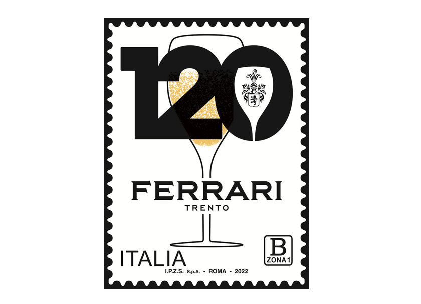 Ferrari Trento 120 anni di storia e un francobollo celebrativo