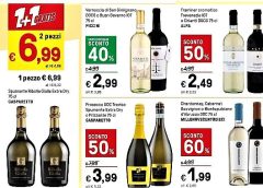 Fine luglio e inizio agosto i vini in promozione al supermercato gasparetto ribolla gialla offerta retail