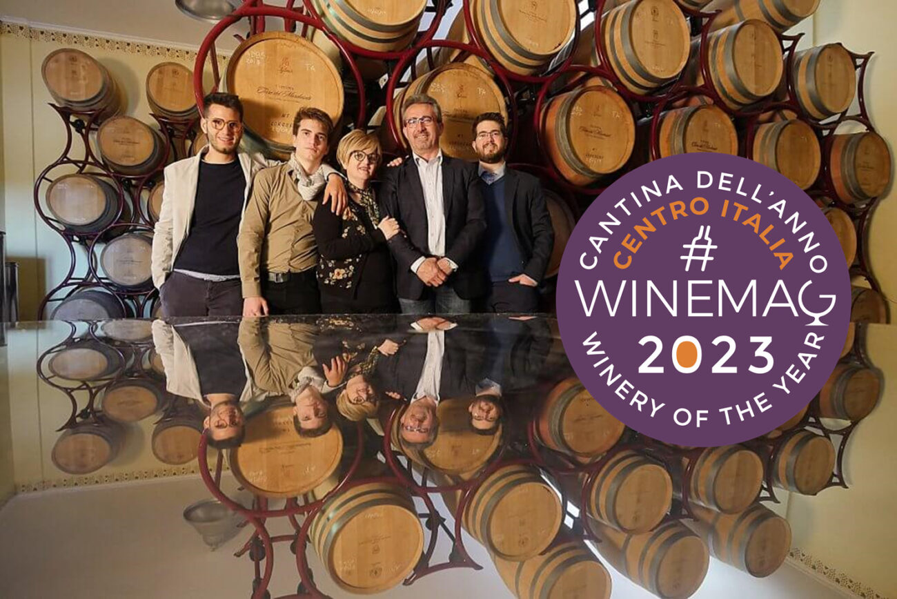Terre del Marchesato è Miglior Cantina Centro Italia 2023 per la Guida Top 100 migliori vini italiani winemag.it famiglia fuselli