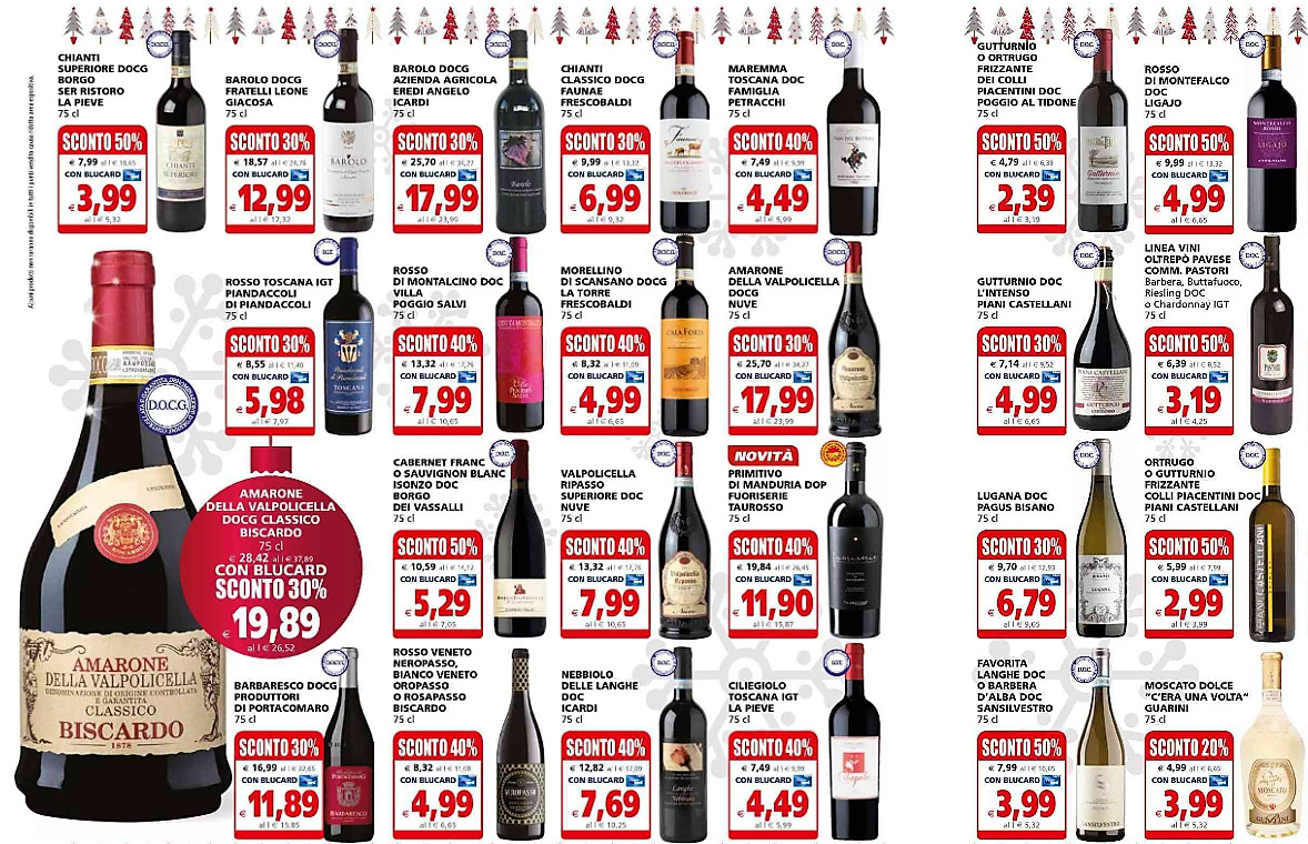 Vini in promozione al supermercato a Natale 2022 la lista della spesa di Vinialsuper Vini in promozione al supermercato a Natale 2022 la lista della spesa di Vinialsuper