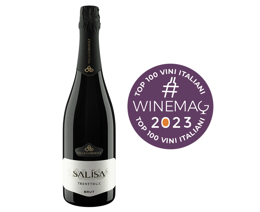 Trento Doc Brut millesimato 2017 Salisa Villa Corniole guida top 100 migliori vini italiani winemag.it 2023 e1673692822422