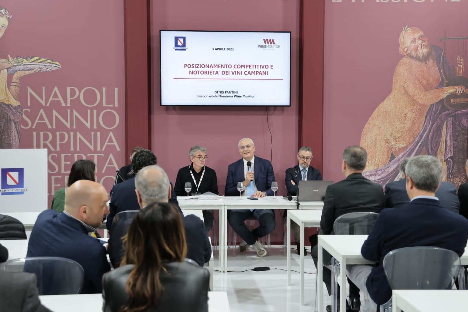 Campania Dop, ricerca shock Un consumatore di vino su due non conosce i vini campani assessore nicola caputo vinitaly 2023