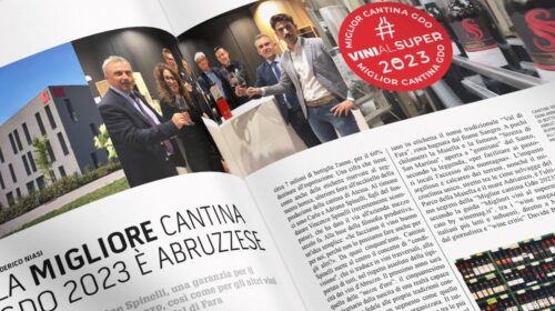 Cantine Spinelli è Best Ambassador dei vini d'Abruzzo per Unicredit e Nomisma già miglior cantina gdo 2023 per vinialsupermercato winemag