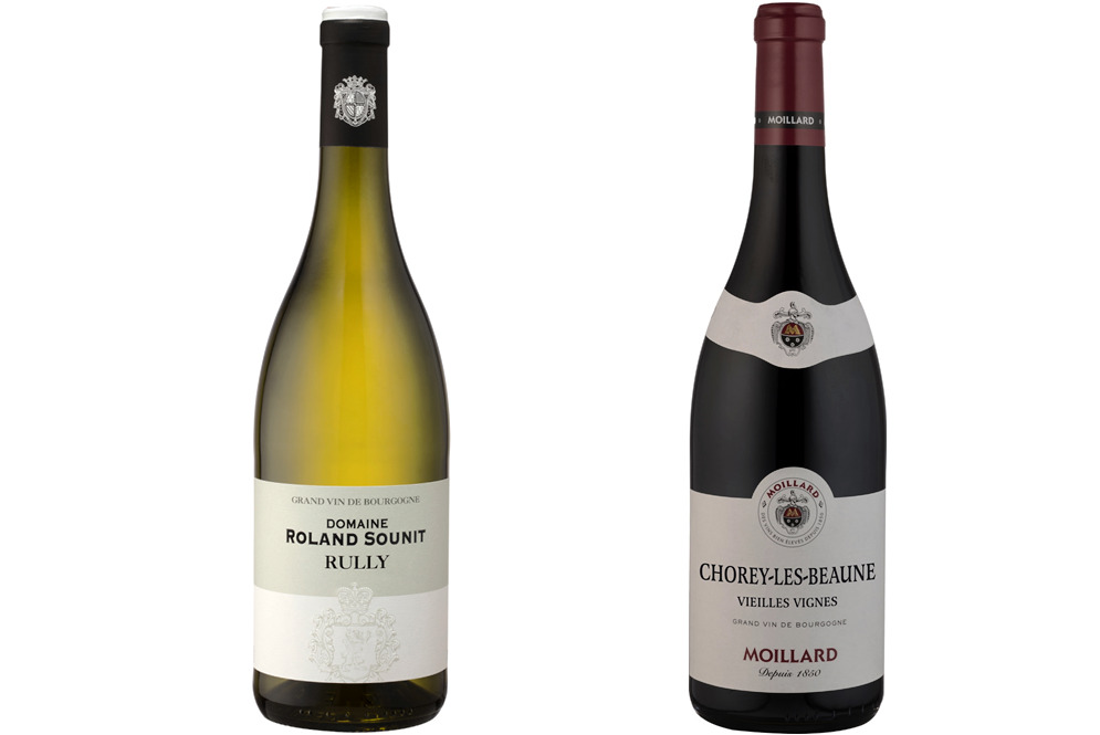 Aop Rully 2020 di Domaine Rolan Sounit Aop Chorey-les-Beaunes 2020 Vieilles Vignes Rouge di Moillard Les Grands Chais de France