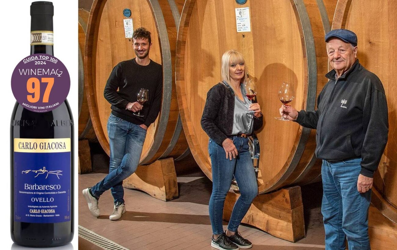 Barbaresco Docg Ovello 2020 Carlo Giacosa Miglior vino italiano 2024 guida top 100 migliori vini italiani winemag davide bortone