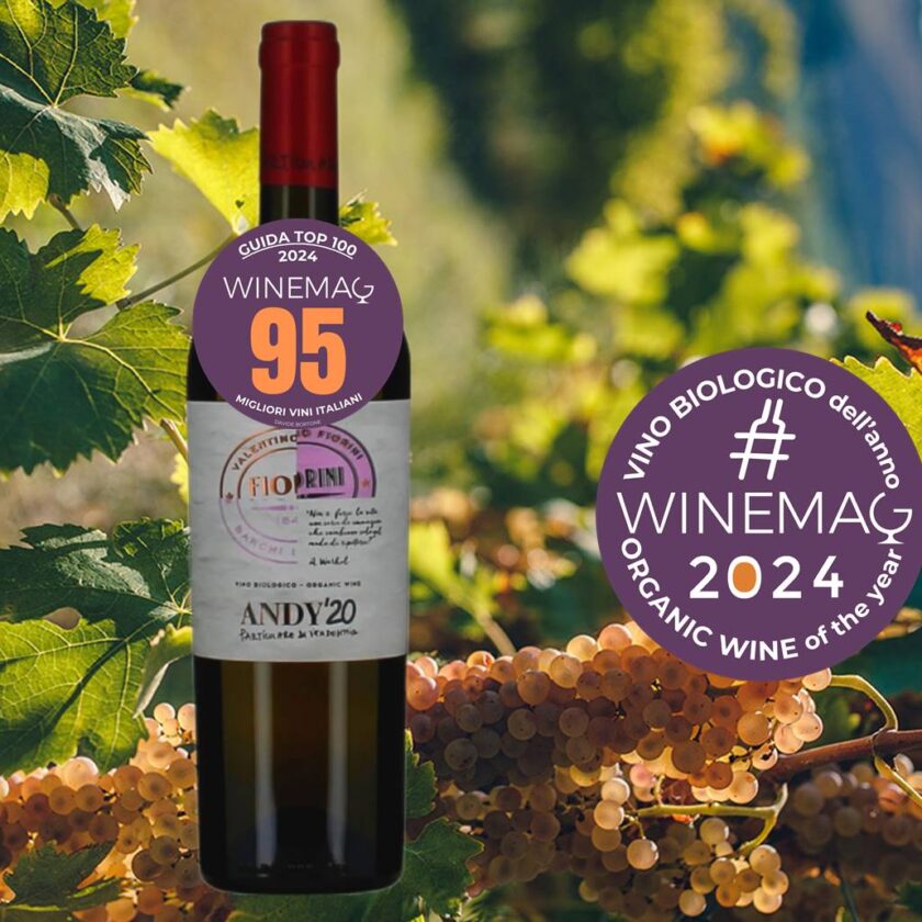 Miglior vino biologico italiano 2024 Bianchello del Metauro Doc Superiore 2020 Andy20 Valentino Fiorini guida top 100 winemag davide bortone