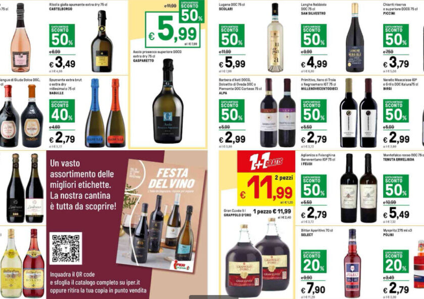 Da Iper Festa del Vino il meglio del vino in promo a metà novembre vini al supermercato vinialsuper