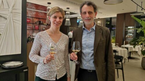 Gaëlle Jacquet, direttrice Protezione e Valorizzazione Champagne e Domenico Avolio, direttore Bureau du Champagne Italia